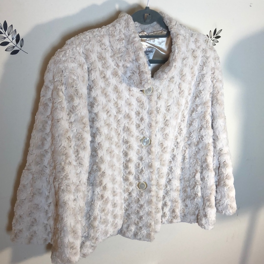 Scandinavian faux-fur Teddy Bear Jacket XL
